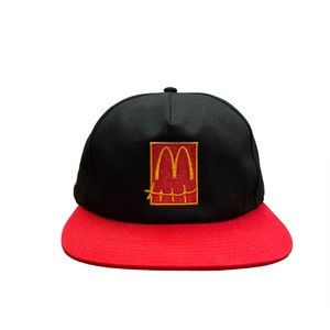 Travis Scott x McDonald’s Smile Hat - Black New Without Tags